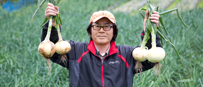 たまねぎ農家の田畑さん